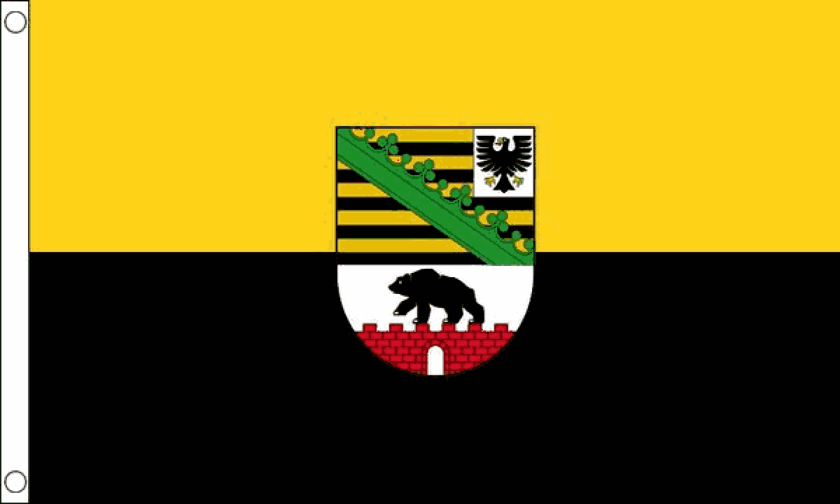 Sachsen Anhalt Flag (Medium)