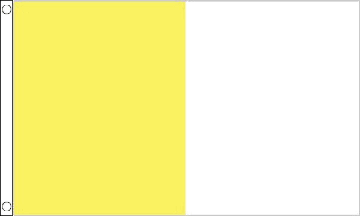 Saffron and White Irish County Flag (Medium)