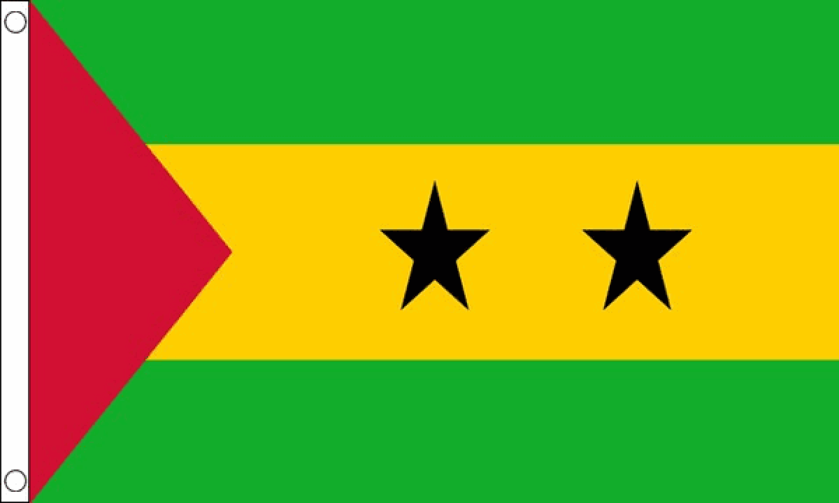 Sao Tome and Principe Flag (Medium)
