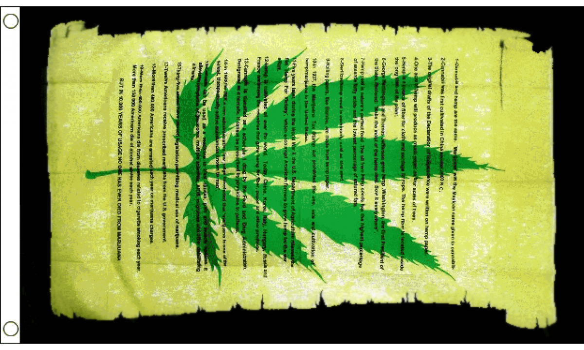 Scroll Declaration Flag (Medium)