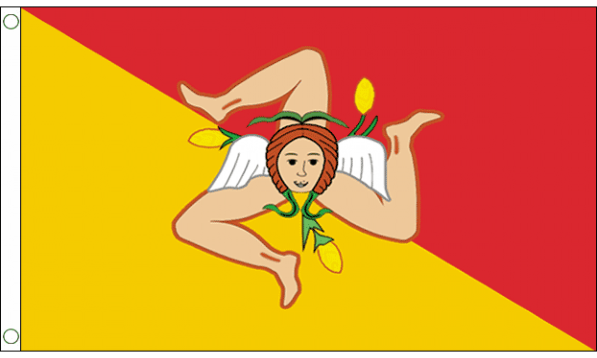 Sicily Flag (Medium)