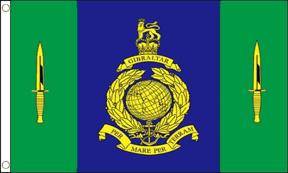 Signals Squadron Royal Marines Flag (Medium)