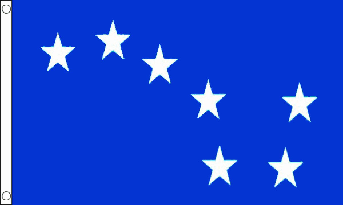 Starry Plough Royal Blue Flag (Large)