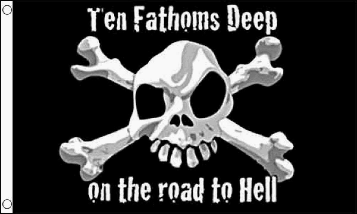 Ten Fathoms Deep Flag (Medium)
