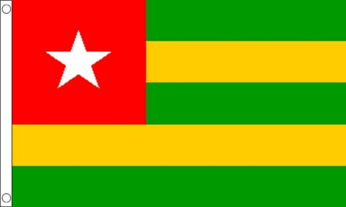 Togo Flag (Medium)