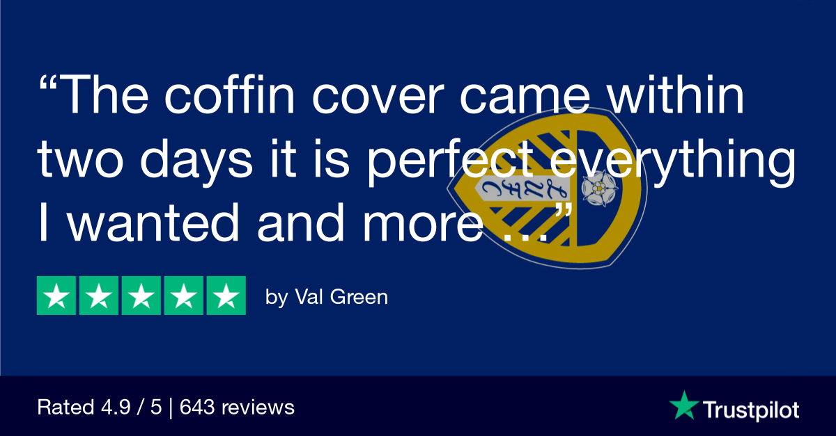 Football Club Coffin Drapes