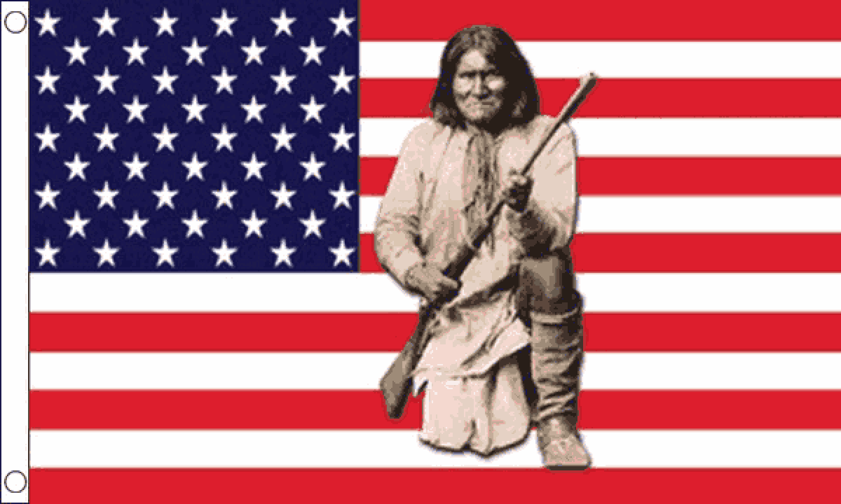 USA Geronimo Flag (Medium)