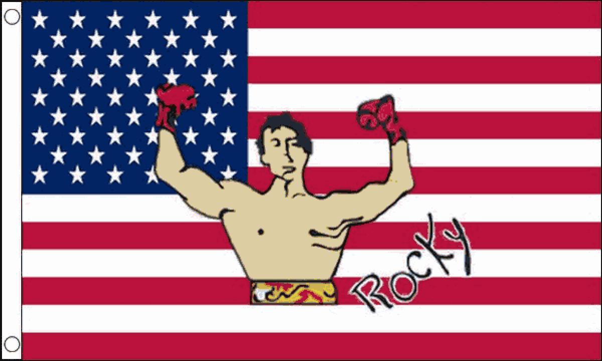 USA Rocky Flag (Medium)