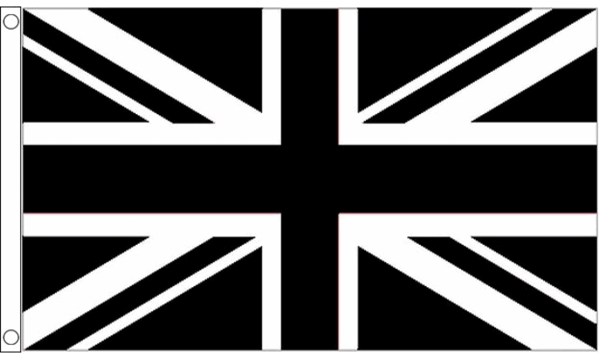 Union Jack Black Flag (Small)