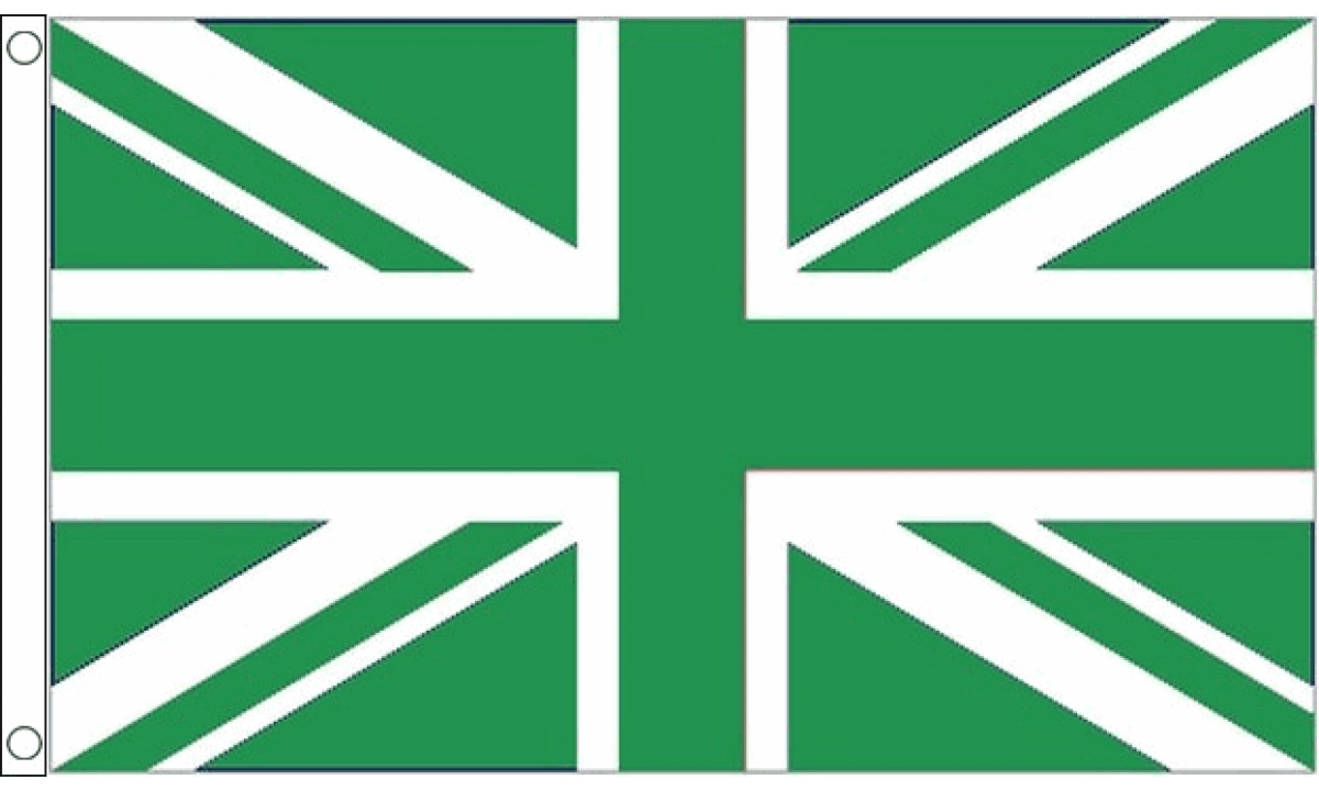 Union Jack Green Flag (Medium)