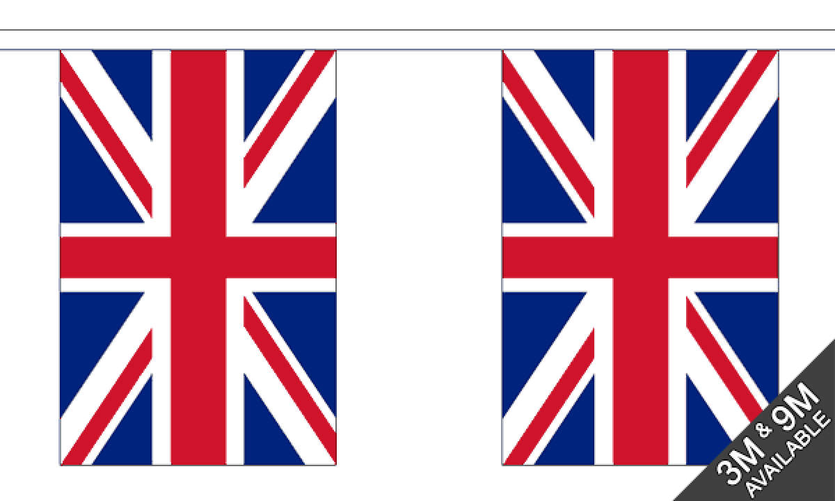 UK Union Jack Bunting (Small)