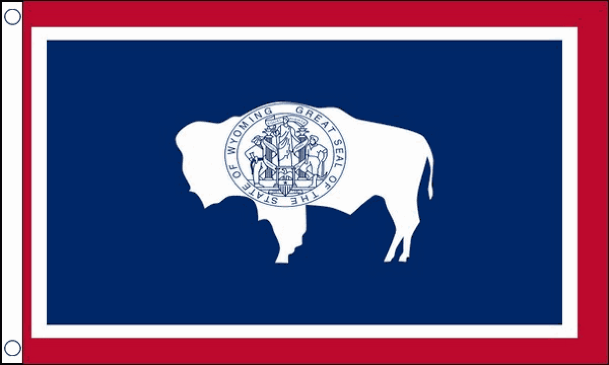 Wyoming Flag (Medium)
