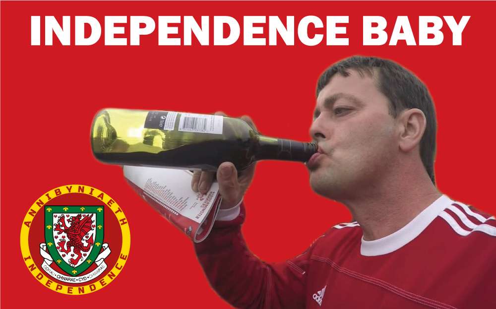 @GregCaine93's "@bootlegger1974 Independence Baby" Outdoor Quality Flag