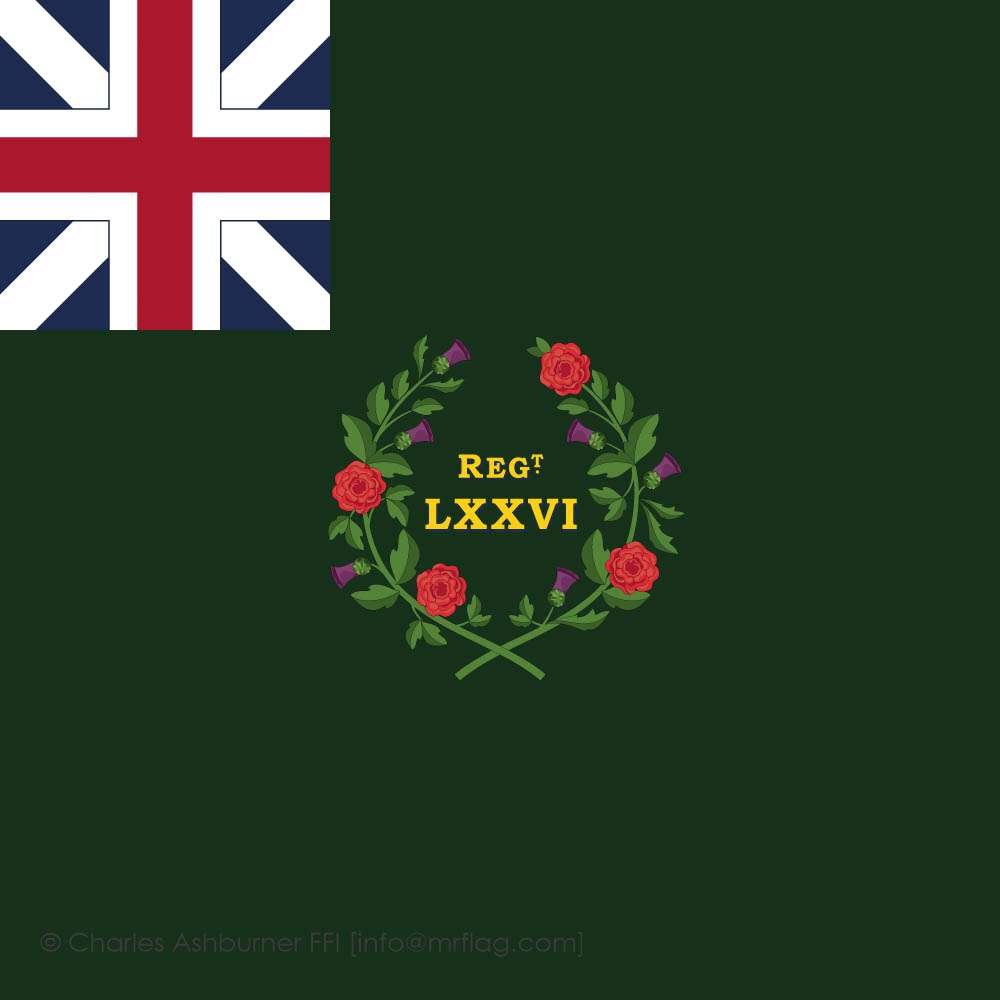 76th Regiment of Foot. Regimental Colour