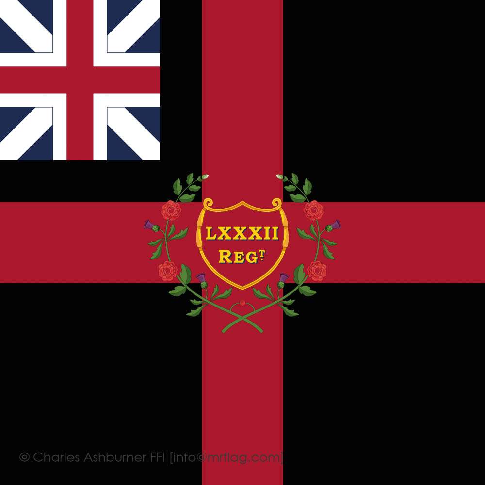 82nd Regiment of Foot. Regimental Colour