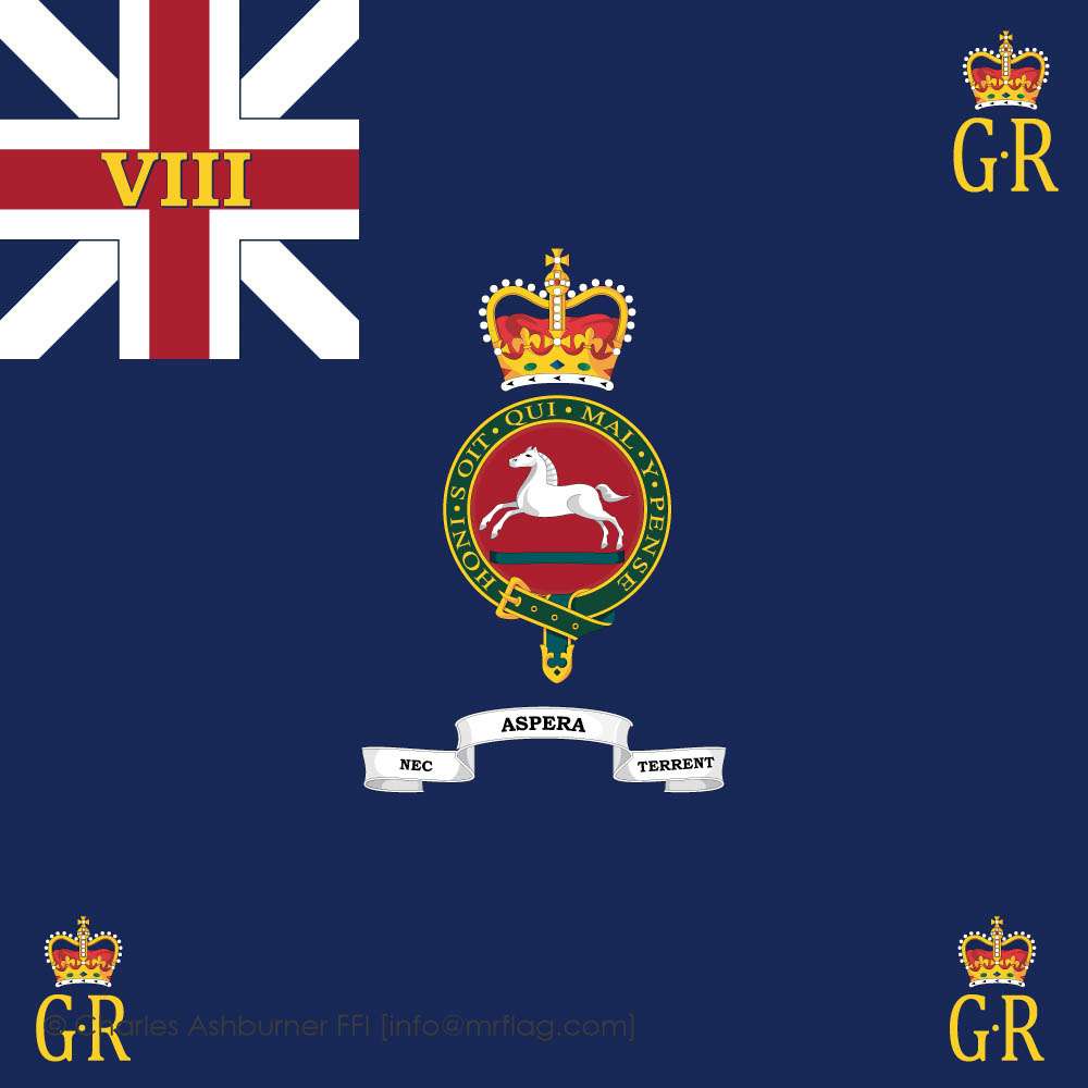 8th Regiment of Foot. Regimental Colour