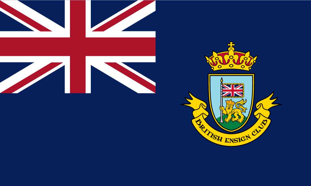 British Ensign Club Ceremonial Flag (Blue)