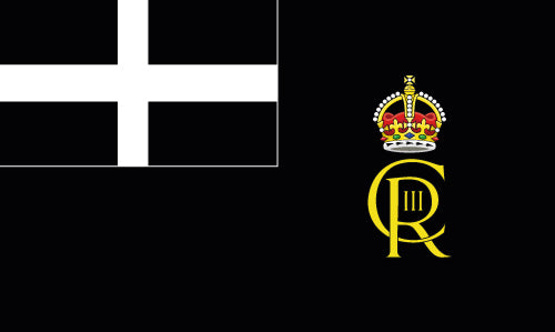 Coronation Outdoor Quality Flag 19 (Cornwall)