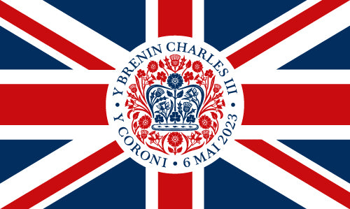 Coronation Outdoor Quality Flag 27 (Welsh)