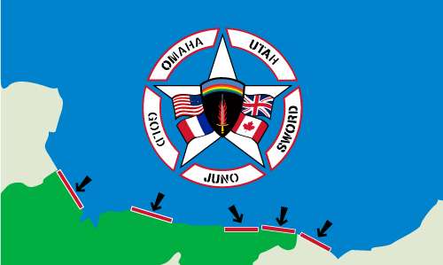 D-Day Commemoration Outdoor Quality Flag