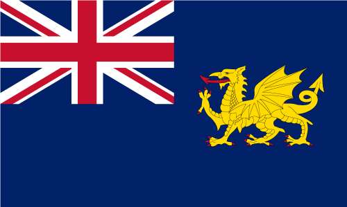 Wales Fisheries Blue Ensign Outdoor Quality Flag