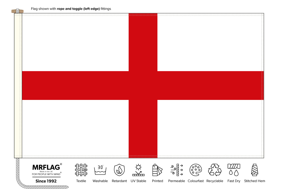 England Flag - Outdoor Quality (St George's Flag)