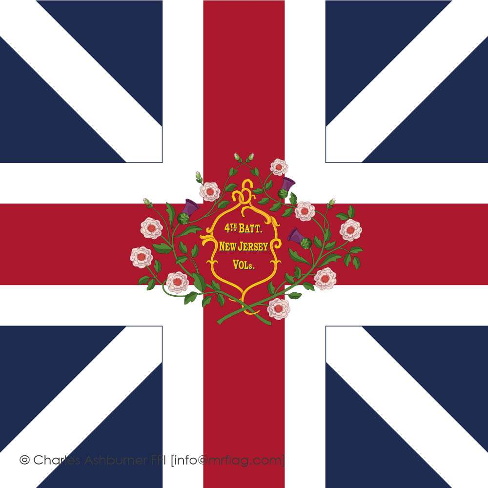 4th New Jersey Volunteers. King's Colour