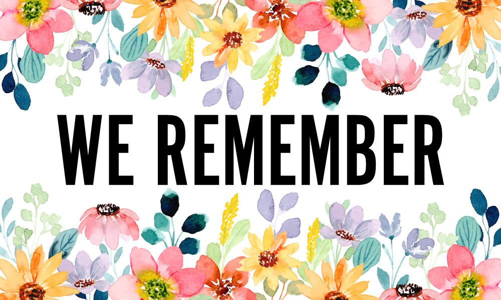 We Remember Outdoor Quality Flag