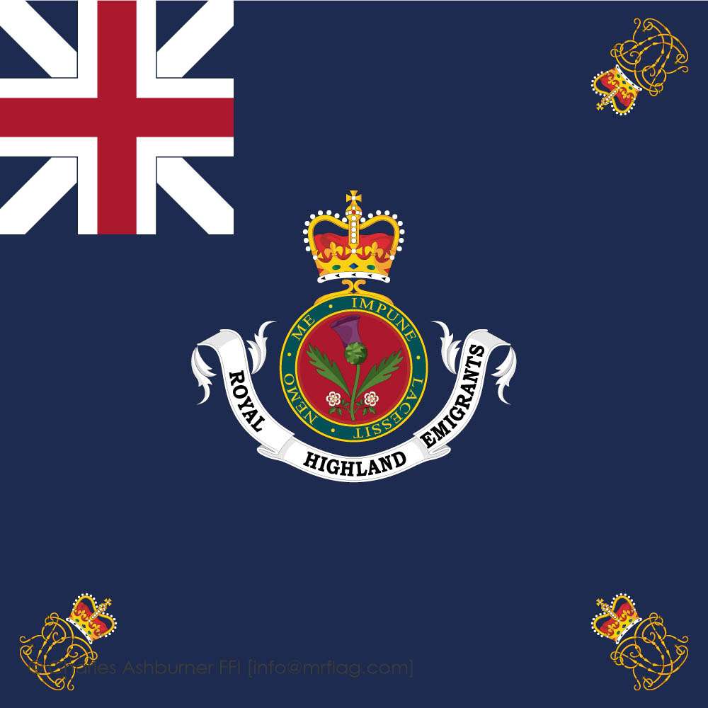 Royal Highland Emigrants. Regimental Colour