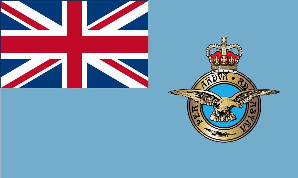 UK RAF Badge Ensign Outdoor Quality Flag