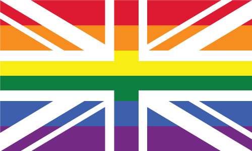 UK Pride Jack 2 Flag