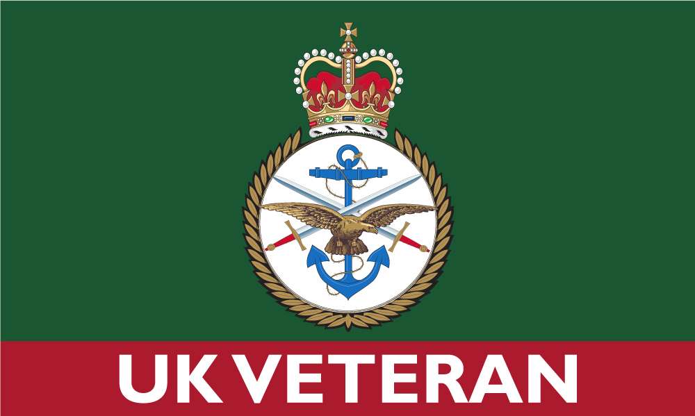 UK Veteran Outdoor Quality Flag 1