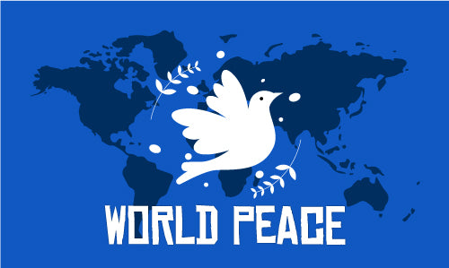 World Peace II Outdoor Quality Flag