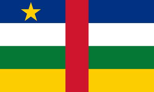 Central African Republic Flag