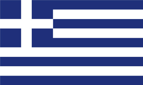 Greece Traditional Sewn Flag