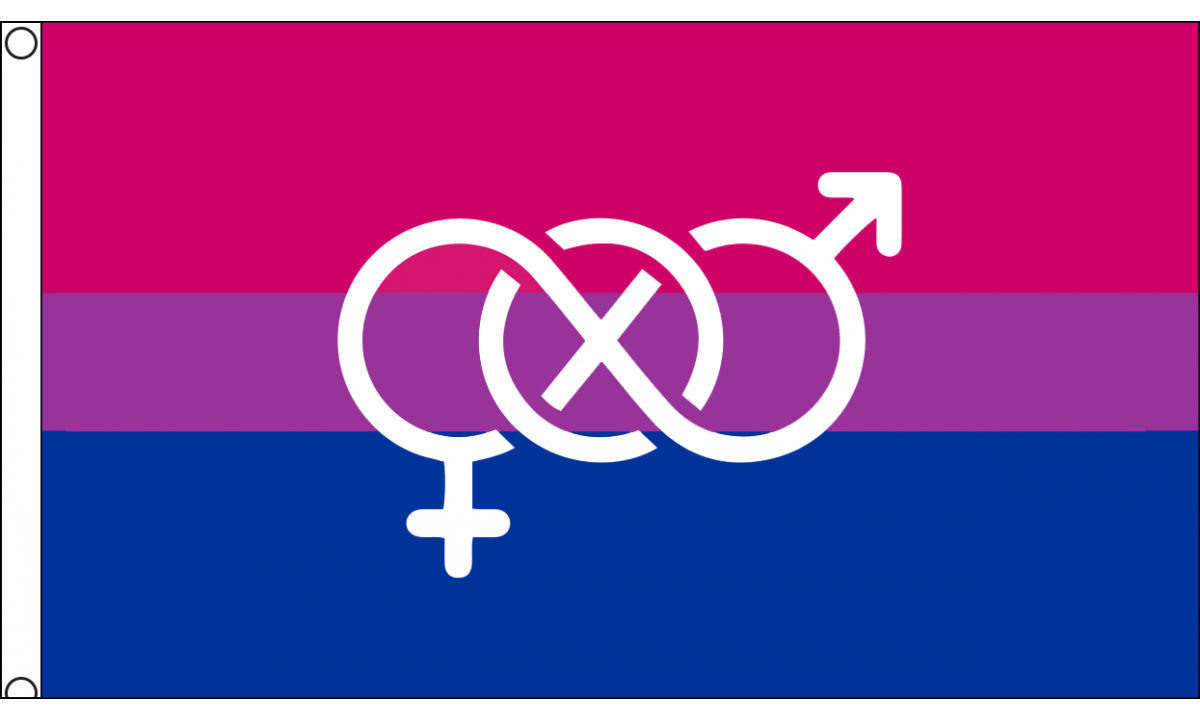 Bi Pride Symbol Flag Medium Mrflag