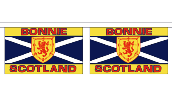 Bonnie Scotland Horizontal Small Bunting