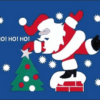 Christmas HO HO HO Flag