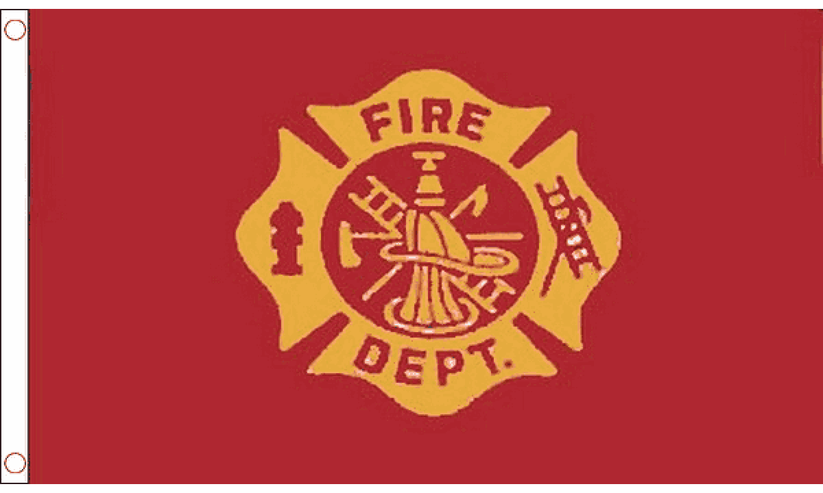 Fire Department Flag (Medium) - MrFlag