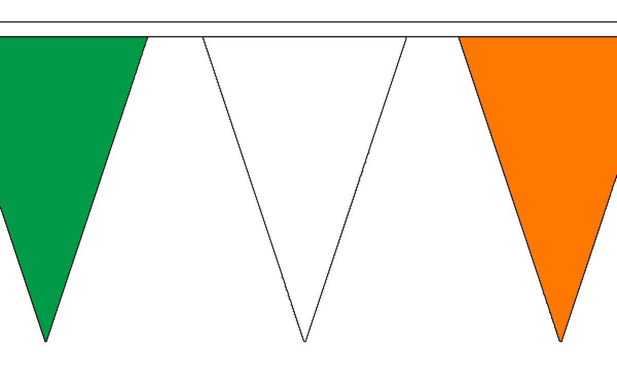 12 Flags Triangular Wales 5M Triangle Flag Bunting