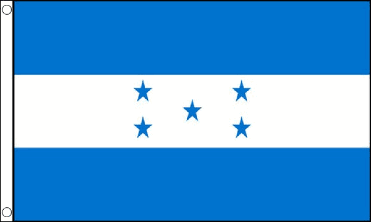 HONDURAS mini flag 9" x 6" 22cm x 15cm flags 