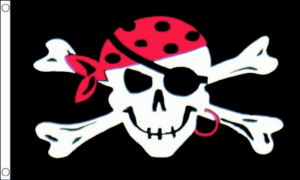 Banner 3x5 ft Drapeau Pirate Le Temps passe avec le Rhum AZ FLAG Pirate Time Flies When Having Rum Flag 3 x 5 Skull Pirates Flags 90 x 150 cm