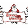 Seasons Greetings Flag