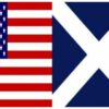 USA and Scotland Friendship Flag