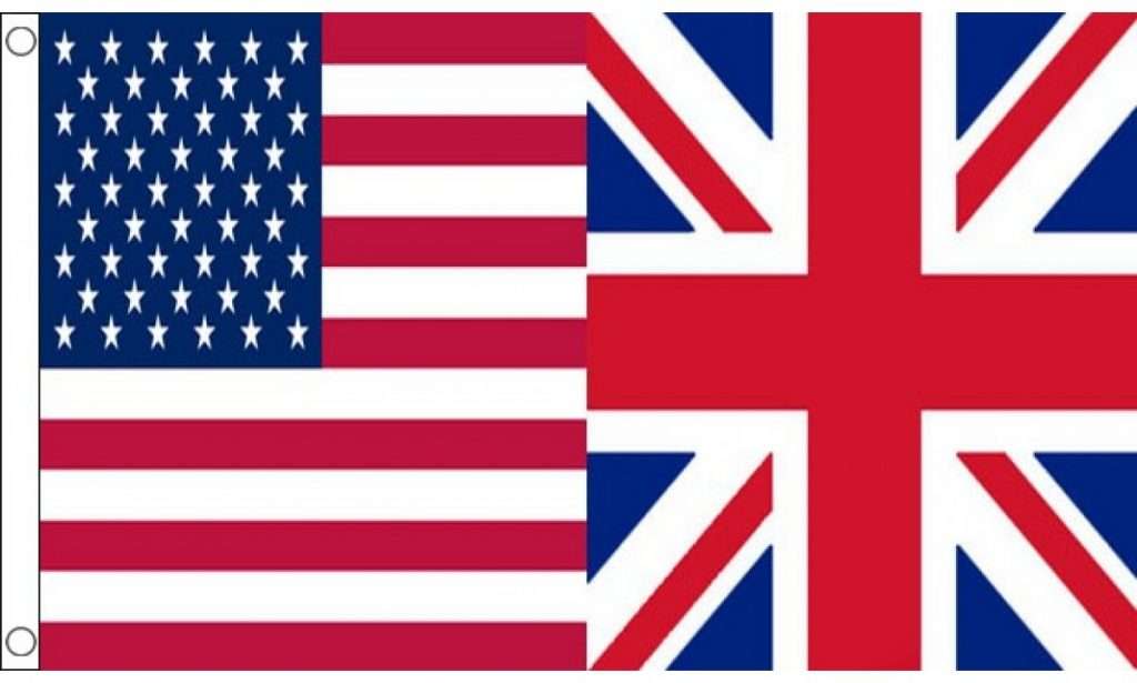 USA and UK Friendship Flag (Medium) MrFlag