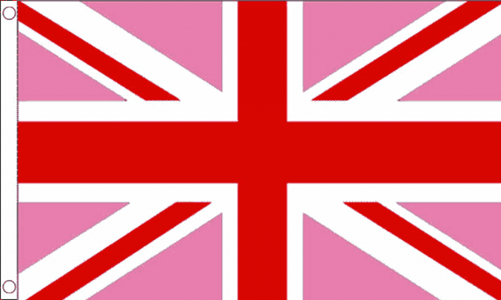 Union Jack Pink Flag (Medium) MrFlag