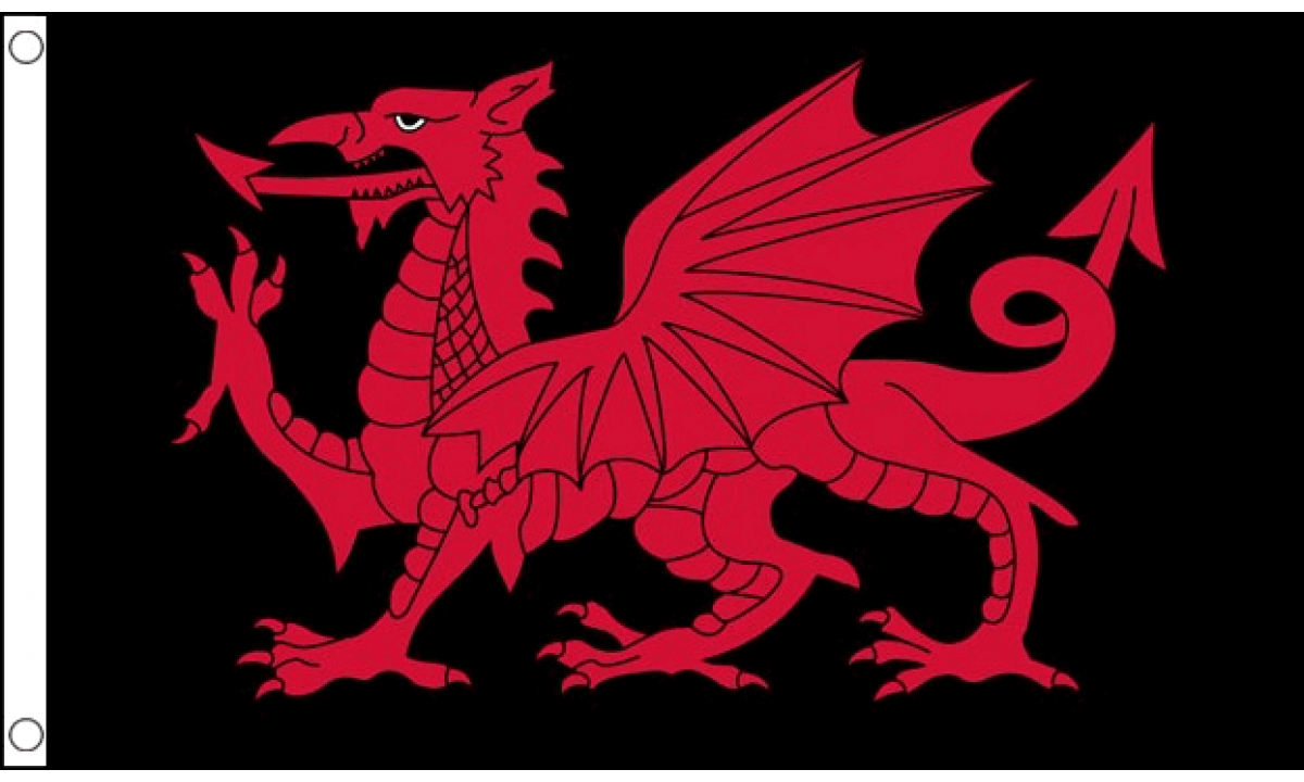 black welsh dragon