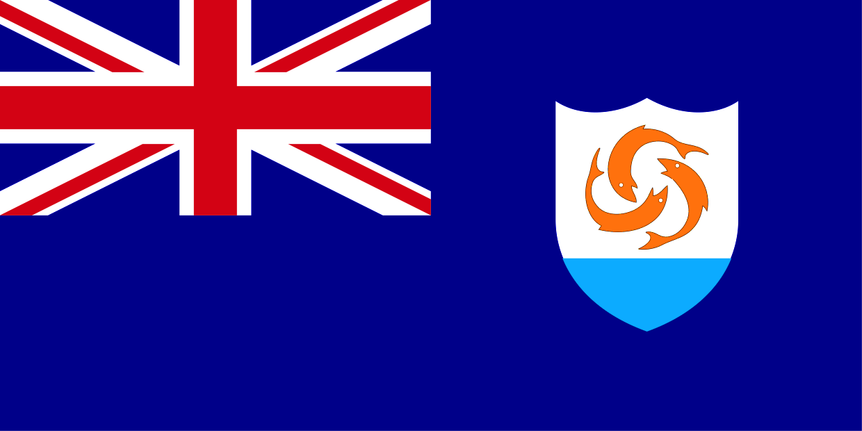 Anguilla Flag Bunting Polyester 3m 6m 9m Metre Length 10 20 30 Flags 