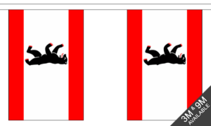 Bavaria No Crest 3 metre long 10 flag bunting 
