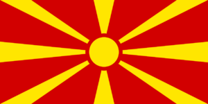 North Macedonia Flag